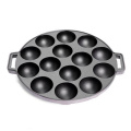 Cast Iron Japanese Takoyaki Pan Non-Stick